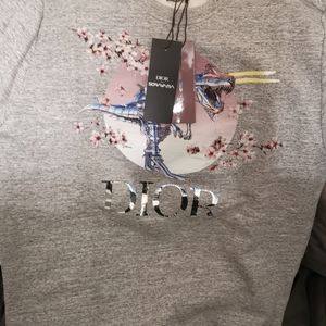 Dior sorayama dino print sweater